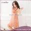 Ladies sexy lace flower transparent intimate sleepwear robe night gown