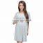 Wild Maternity Clothing Printing Breastfeeding Clothes Loose and Comfortable Nursing Dress