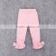 wholesale design baby girls pant, hot cheap lastest girls 3/4 ruffle pants
