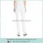 Wholesale top quality 100% Polyester women's white color golf pants /golf trousers