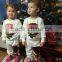 Girls Clothing Sets 2017 Spring Sportswear Rose Floral Embroidered Sequin sets M7041220