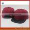 Wholesale Custom Snapback Caps Blank Adjustable Flat Bill Plain Snapback Hats Caps-ZT998