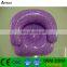 Customized inflatable baby sofa baby chair printed with flower for promotional toys