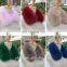 Factory wholesale detachable real fox fur and raccoon fur big collar for coat