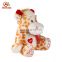 Wholesale custom plush valentine giraffe toy for gift
