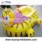 Waterpark kids inflatable motorized water toy battery animal Tiger Bumper Boat