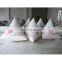 2015 Custom floating triangle buoys white colour with digital printing