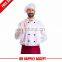 High quality custom logo printed chef coat