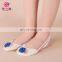 X-8057 Wholesale Women Colorful Beaded Half Soft Sole Ballet Shoes