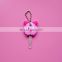 pink pig animal shape soft pvc custom rubber key cover for children