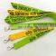 customized wholesale black polyester cheap plain lanyard