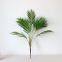 High Grade Plastic Flower Bouquet Single Stem Green Plant Artificial Palm Leaves