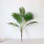 High Grade Plastic Flower Bouquet Single Stem Green Plant Artificial Palm Leaves