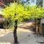 2.5 meter height artificial crooked  trunk peach fruit tree