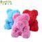New Show High Quality 40cm Valentine Day Foam Teddy Rose Flower Bear