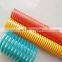 clear PVC reinforced flexible plastic suction hose pipe
