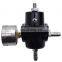 Universal Aluminum Adjustable 1-140 PSI Fuel Pressure Regulator+W/Gauge Black
