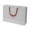 Custom Printed Your Own Logo White Shopping Paper Bag With Handles