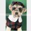 Dog Clothes British Style Spring Clothing Lovely Summer Teddy Dog Schnauzer Corgi Pet Clothes Pet Supplies