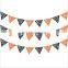 factory supply customized size polyester pennant string flag bunting banner