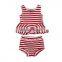 Summer Infant Clothing Sets for Newborn Baby Boys Girls Infant Fashion Casual Clothes Suit Knitted Striped T-shirt+Shorts Suit