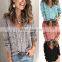 Autumn Solid Color Long Sleeve V-neck Knitted Cardigan Sweater For Women