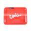 HQP-XJ07 HongQiang NEW LED Wholesale Cheap Cigarette Rolling Tray Portable Metal Tinplate Automatic Luminous Tray