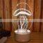 Small MOQ 3D Lamp 3 color changing night light Led Table Lamp With switch button