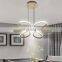 2019 New design Restaurants Bars Hotel Decoration Adjustable Hanging Modern LED slilica Pendant Lamp