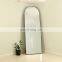 arch black metal frame  full length floor free stand mirror