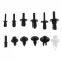 HE09 350PCS Black Car Universal Bumper Fixed Clamp Push Type Fasteners