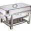 Best Selling Rectangle Stainless Steel Buffet Chafing Dish Burner in Low Price