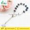 Catholic glass beads car rosary pendant
