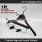IMY-460 Brush off Brown Wooden Thin Flat Hangers for Clothes