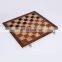 High Quality Wooden Folded International Chess Game Set Backgammon Folding  Tournament Chess Board