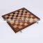 Hot sale folding chessboard international wooden chess games pieces wooden tournament  chess set