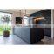 Stand Size Modern MDF Flat Pack Kitchen Cabinets with Island in Foshan China