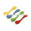 Multi Color Food Grade Plastic Cooking Spoon Fork With Customized Logo
