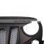 for jeep JK 07-17 front grille black ABS material shanghai sanfu