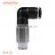 PLL 90 degree elbow male tube fittings Pneumatic Push to Connect Hose Fitting Long Type