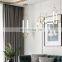 Elliptical Double Row Chandeliers for Indoor Bedroom Living Room LED Pendant Light Office and Hotel Ceiling Hanging Lamp