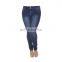 New design custom style women skin fit stretchy jeans &  high waist pants trouser