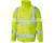 Workwear Waterproof High Visibility Fluorescent Jacket With Reflective Strips