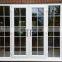 Interior noiseless insulated hurricane aluminium glass casement doors for house