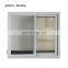 Aluminum single tempered glass sliding window and door  soundproof windows with mesh
