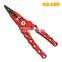 New Aluminum Alloy Outdoor Fishing Tools High Quality Luya Pliers Hook Hook Portable Pliers