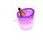 Plastic waterproof color changing led ice bucket Champagne Wine Drinks Beer Bucket Portable Party Use Led Rechargeable Cooler
