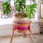 New Design Set Rattan Plant Stand With Seagrass Plant Holder Custom Color Unique Wicker Flower Pot Vietnam Supplier