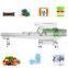 Automatic Horizontal Meat Food Dumpling Pie Fish Jerky Egg Pizza Wrapper Whole Chicken Pack Machine With Tray