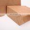 High Quality Custom Printing Logo Food grade biodegradable brown flat bottom kraft paper coffee bread bag without handles